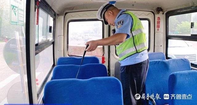 開學首周，德州交警直屬四大隊開展校車安全檢查護航開學季
